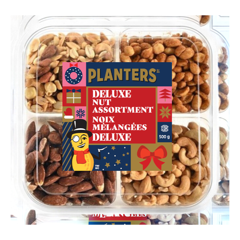 Planters Deluxe Nut Assortment Tray - 500g