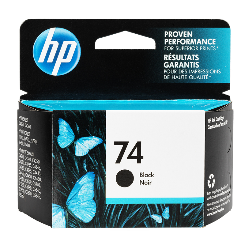 HP 74 J5700 Series Ink Cartridge - Black - CB335WN