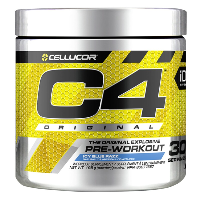 Cellucor C4 The Original Explosive Pre-Workout - Icy Blue Razz - 180g