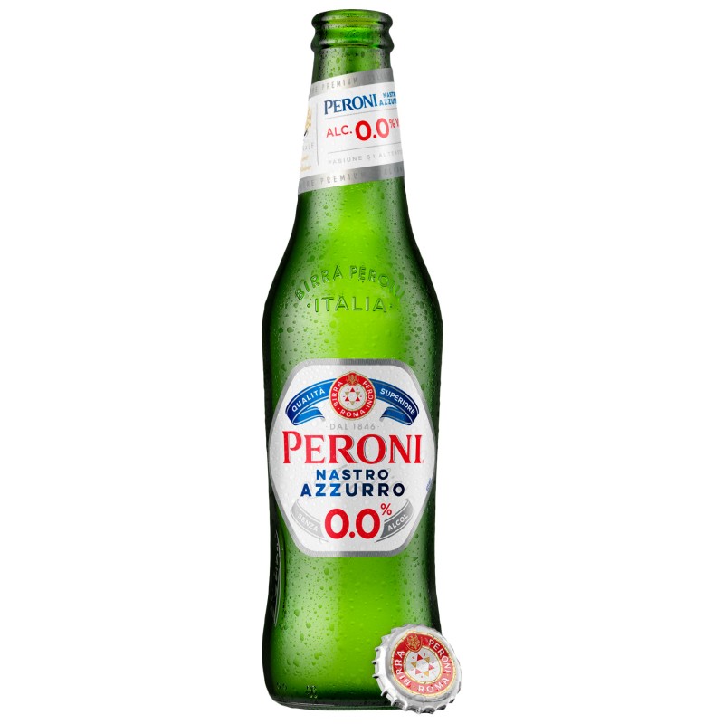 Peroni Nastro Azzurro 0.0 Beer- 6X330ml