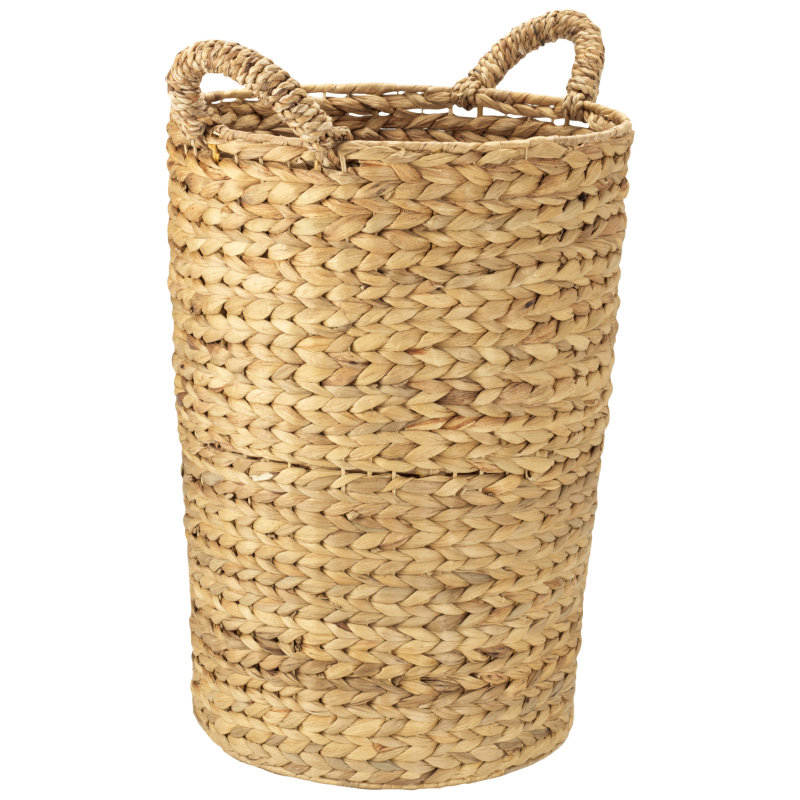 Collection by London Drugs with Laundry Basket Rattan Cylinder with Lid