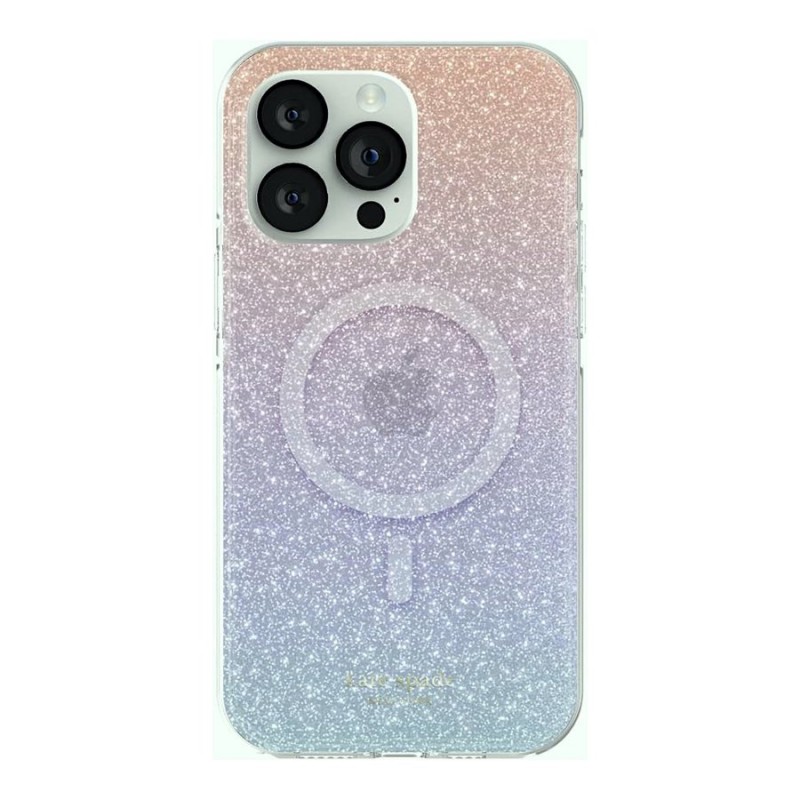 kate spade グリッター iPhone 15/15Pro/Max ケース- Teal Ombre Kate Spade New York Case for Apple iPhone 15 Pro Max - Teal