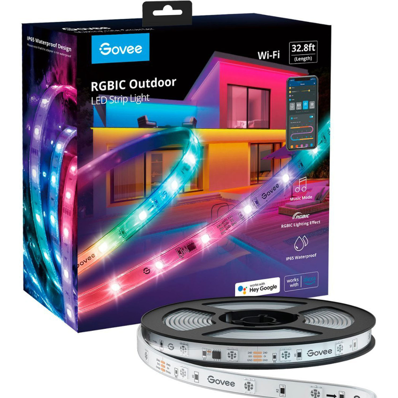 Govee Outdoor LED Strip Lights Waterproof, Connected 2 Rolls