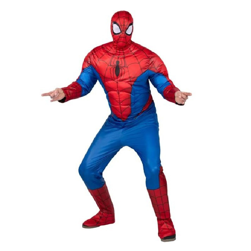 Marvel Spider-Man Muscle Chest Adult Halloween Costume - Men