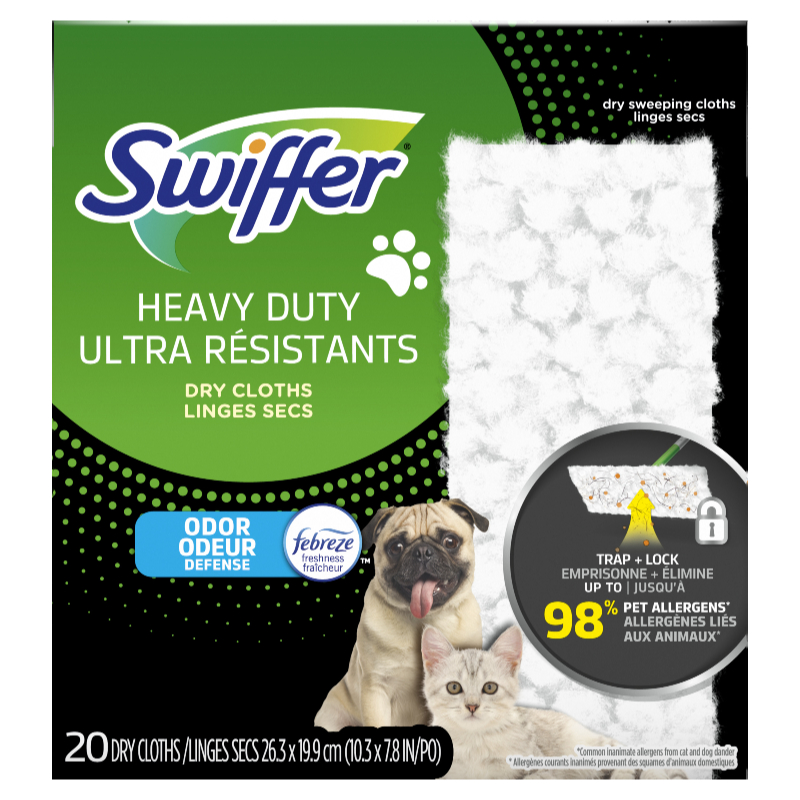 Swiffer Sweeper Heavy Duty Dry Sweeping Cloths - 20's