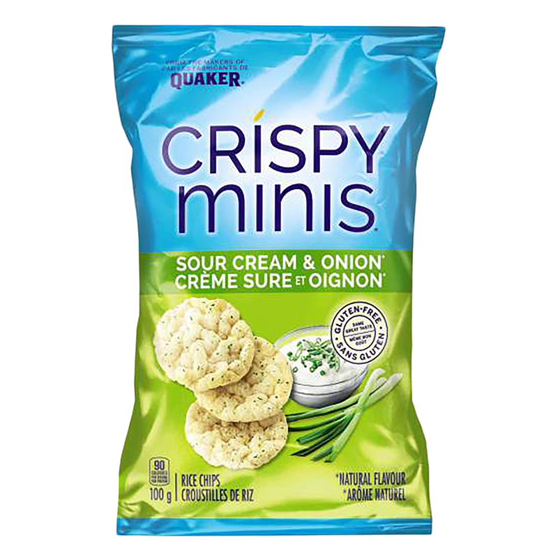 Quaker Crispy Minis - Sour Cream & Onion - 100g