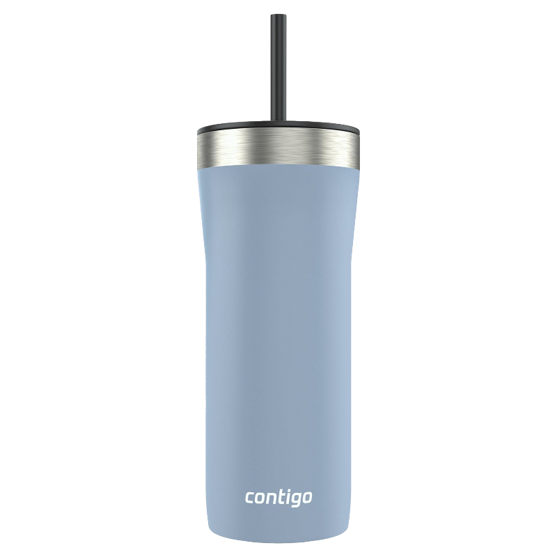 Contigo Streeterville Stainless Steel Tumbler with Straw - Glacier - 32oz