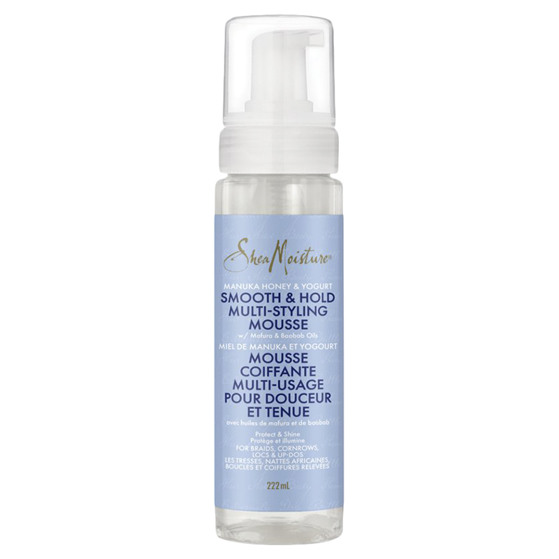 SheaMoisture Manuka Honey & Yogurt Smooth and Hold Multi-Styling Mousse - 222ml