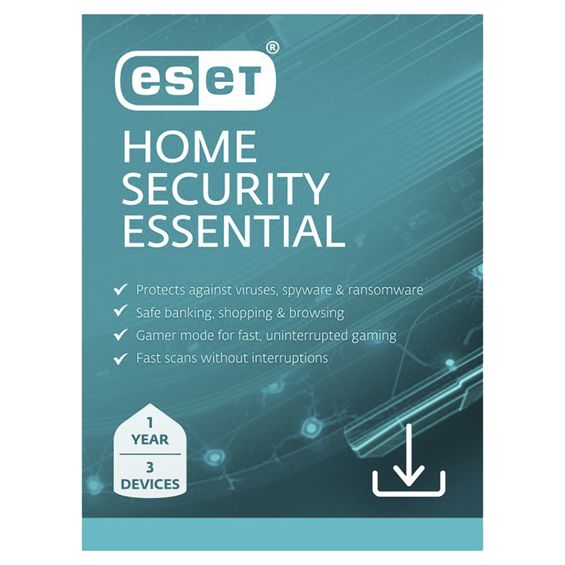 ESET HOME Security Essential Box Pack - 1 year - 3 devices