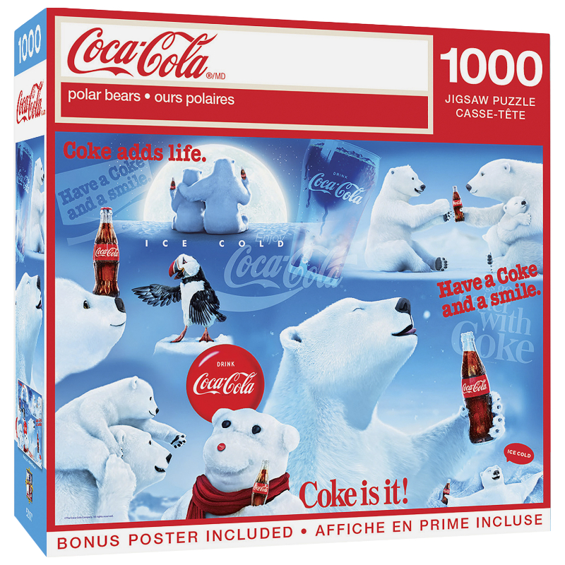 Coca-Cola Polar Bear Puzzle - 1000 piece