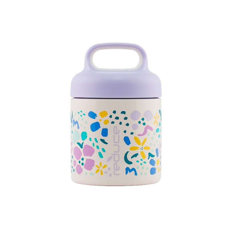 Reduce Insulated Handled Kids Food Jar - Flower - 10oz