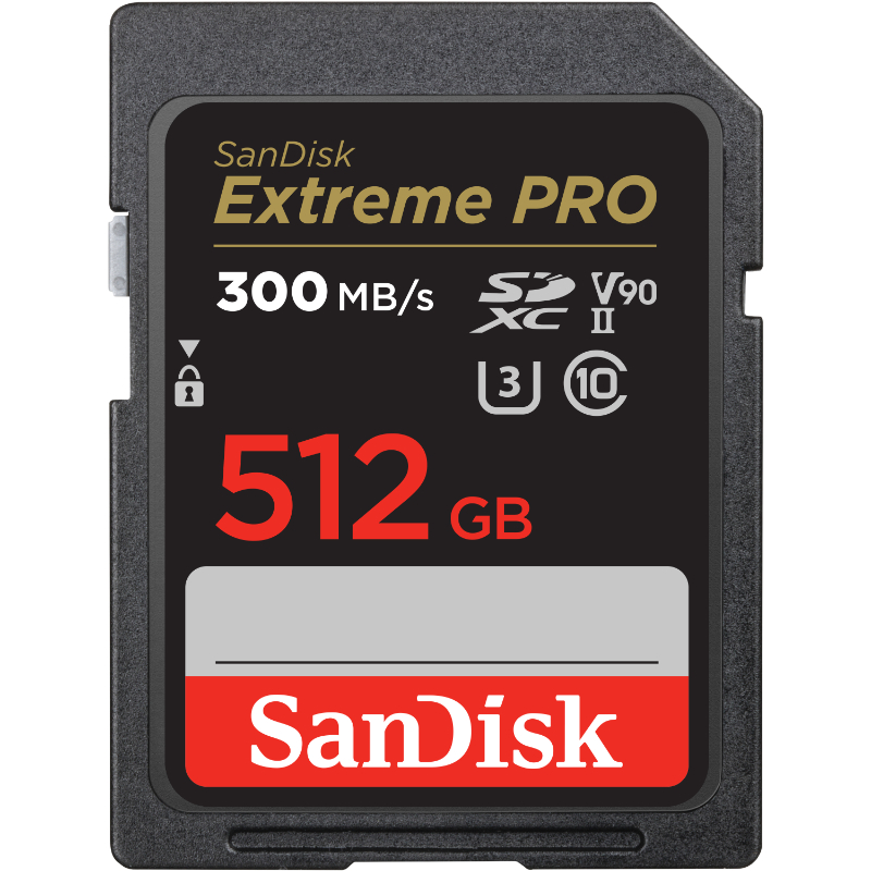Sandisk Extreme Pro SD Size 256gb