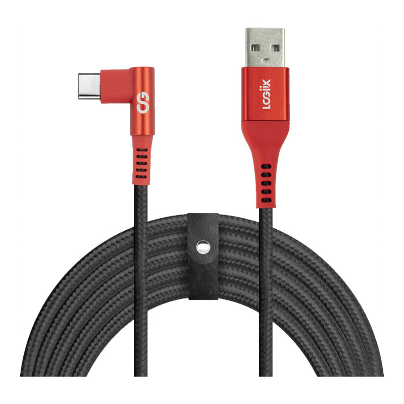 LOGiiX Piston Connect XL 90 USB to USB-C Cable - 3m