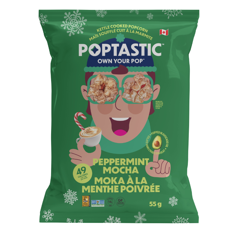Poptastic Popcorn - Peppermint Mocha - 55g