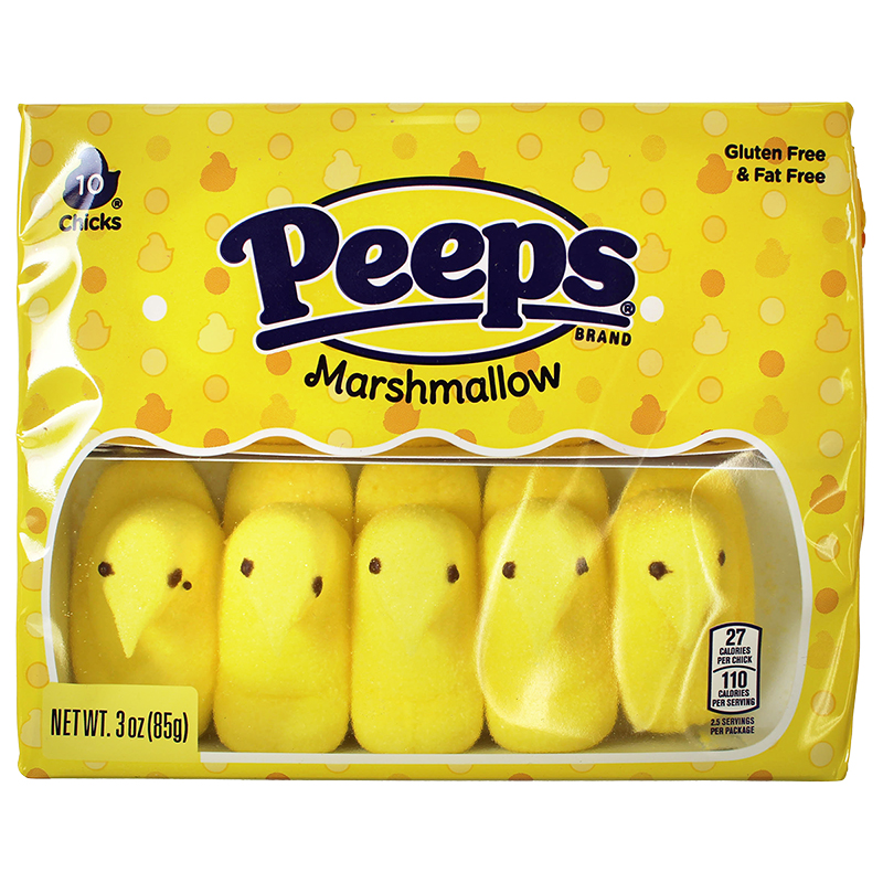 PEEPS CHICKS 85G in Yellow