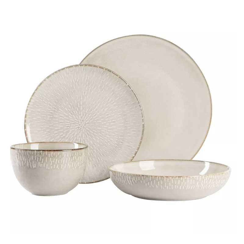 GIBSON DBL BWL D/W SET in Beige