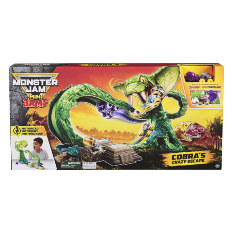 ⭐︎最終⭐︎MonsterJam Mini Cobra's Crazy Escape Monster Jam Mini Jams Cobra's Crazy Escape Playset
