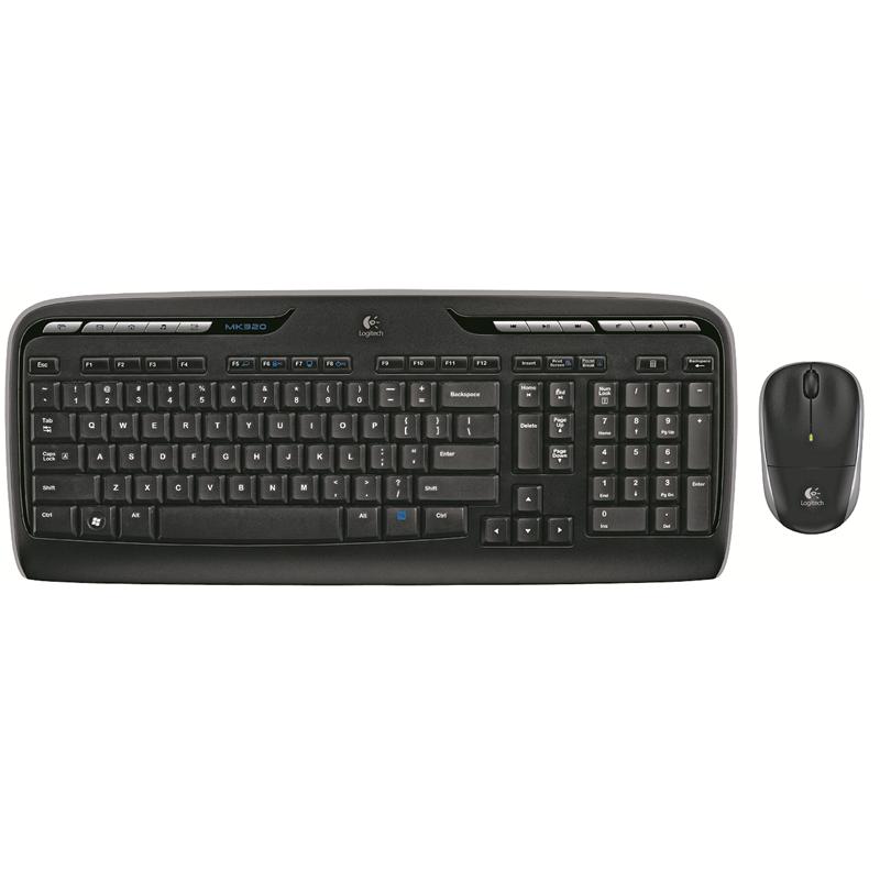 Logitech MK220 Compact Wireless Keyboard and Mouse Combo for Windows, 2