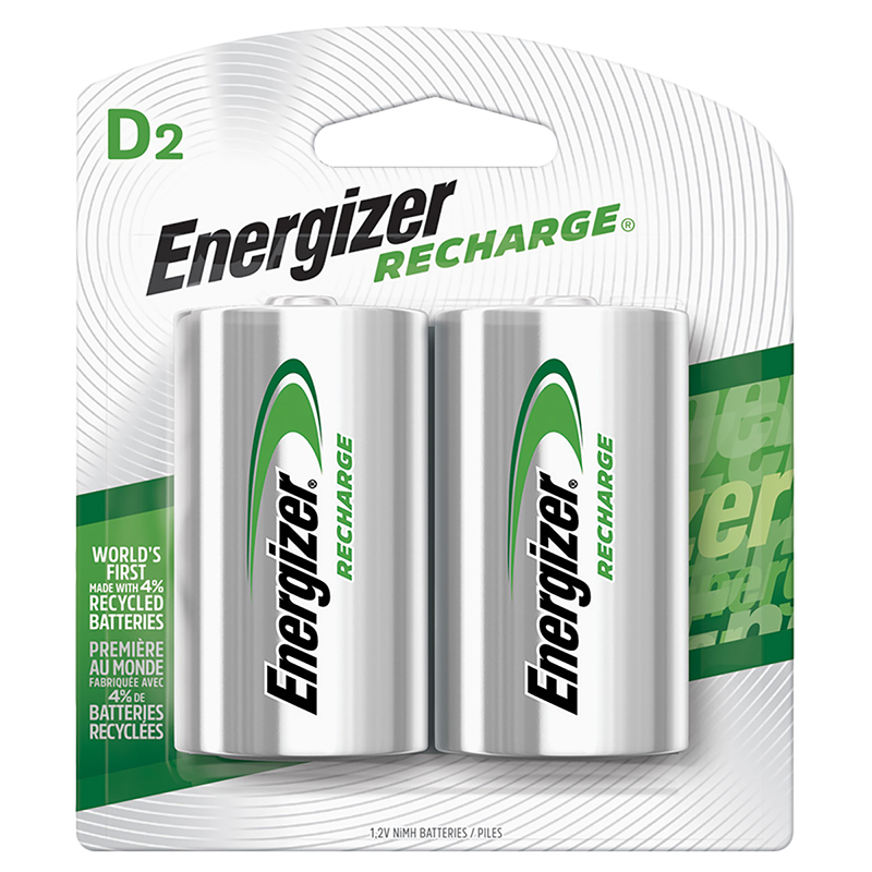 Energizer NH 50BP-2 - Battery - Rechargeable - D - NiMH x 2 - 2200 mAh