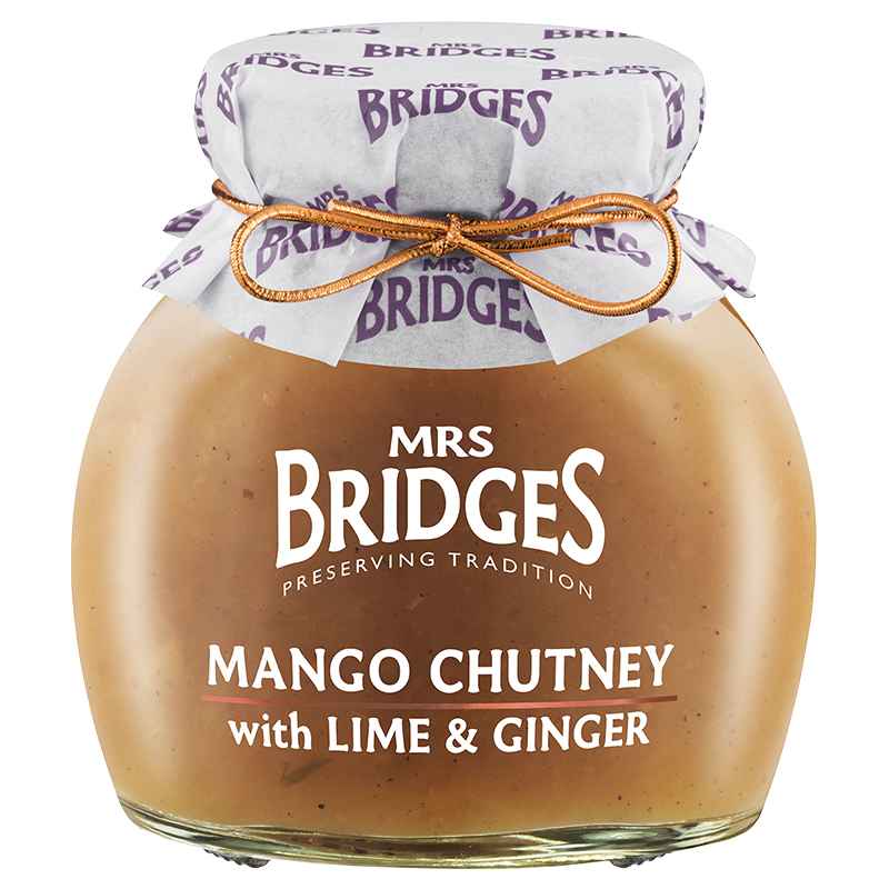 Mrs. Bridges Mango Chutney with Lime & Ginger- 340g