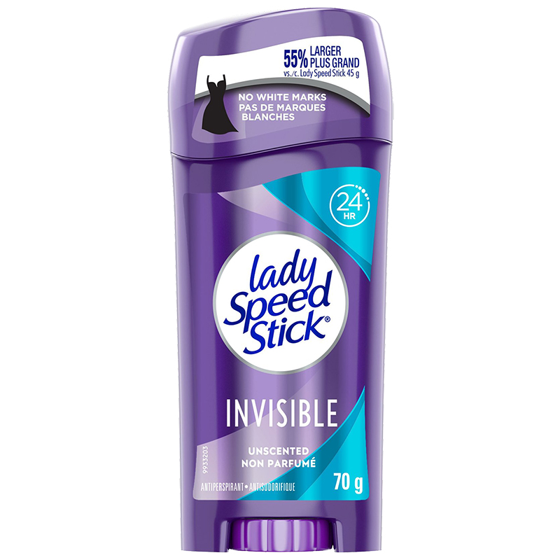 Lady Speed Stick Invisible Anti-Perspirant - Unscented - 70g