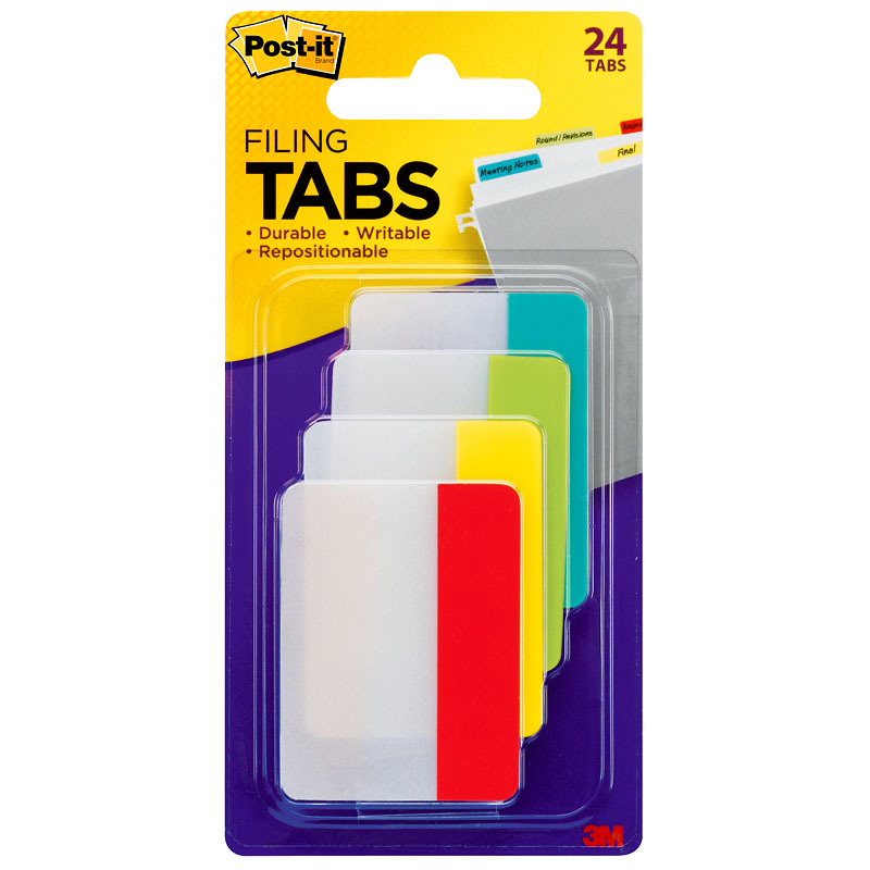 3M Post-It Tabs - 24 Tabs
