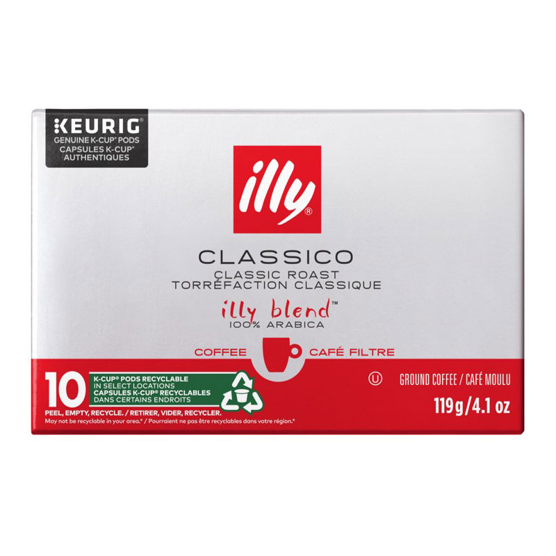 Illy K Cup Coffee Medium Roast 10s