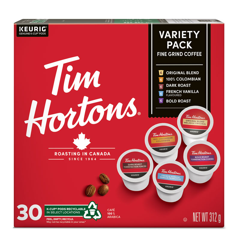 TIM HORTONS VARIETY PACK 30PK