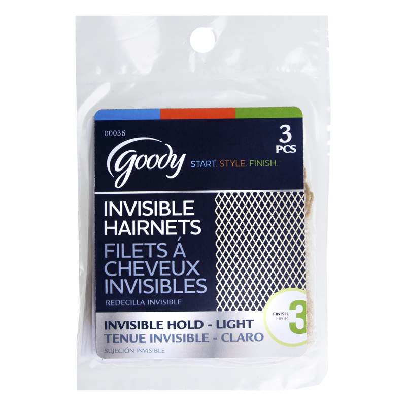 Goody Hair Nets - Invisible  - 3s