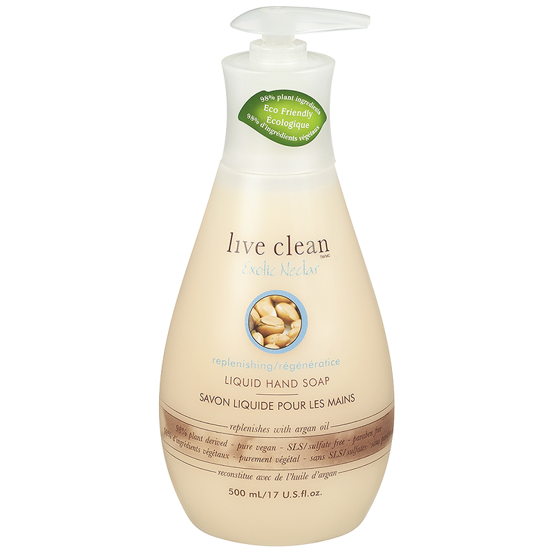 Live Clean Exotic Nectar Argan Oil Hand Soap - 500ml