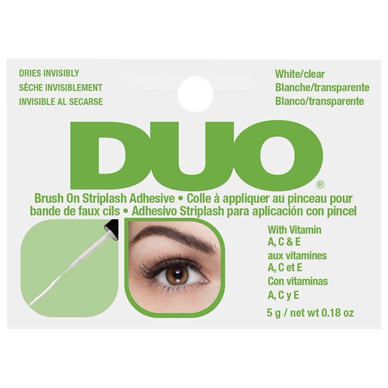 Ardell Duo Brush On Striplash Adhesive - White/Clear