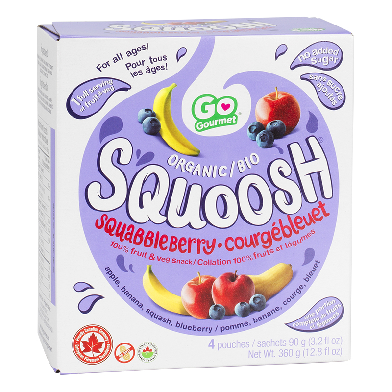 Kids Gourmet Squoosh - Squabbleberry - 4 x 90g