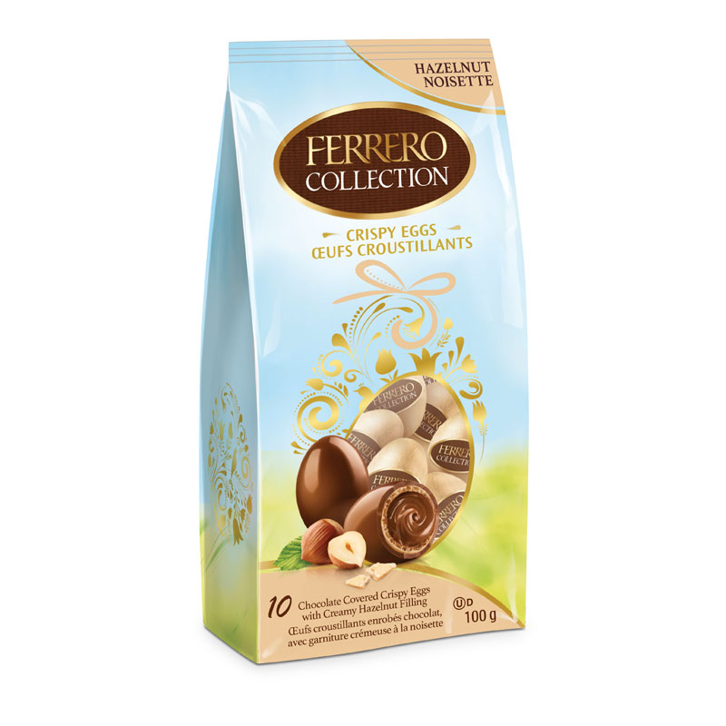 FERRERO HAZELNUT EGGS 10PCE/100G Size 10 piece 100g
