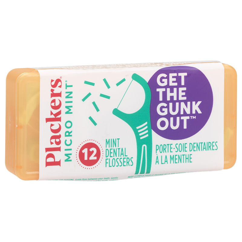 Plackers Flossers - Micro Mint - 12s