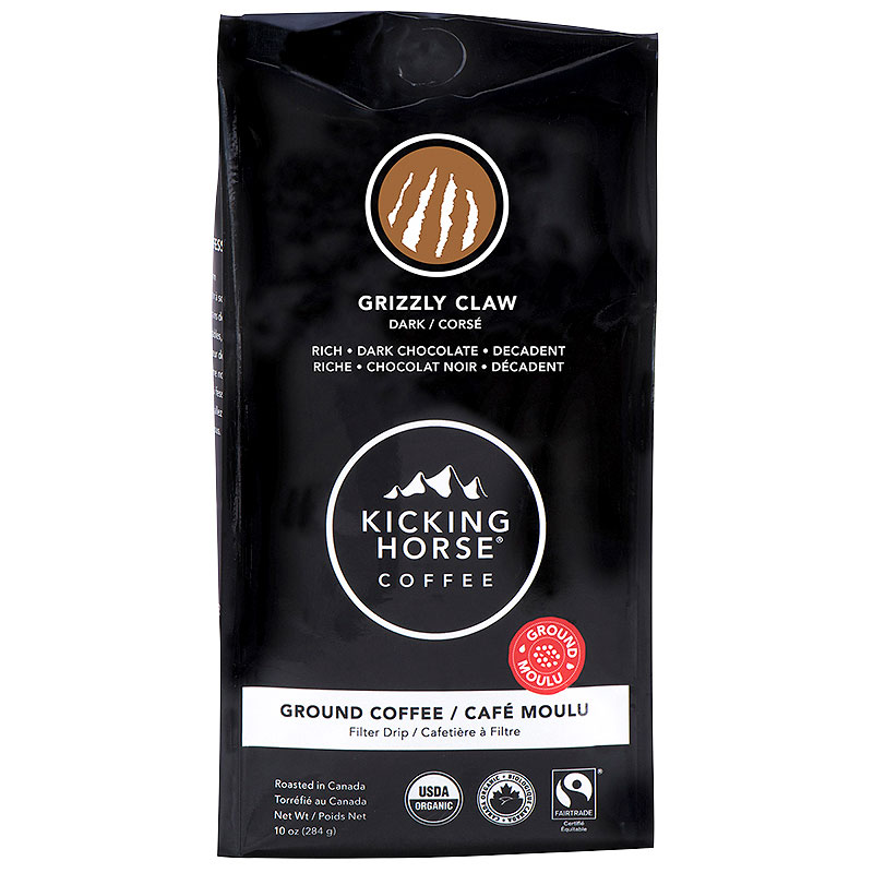 Kicking Horse Coffee - Grizzly Claw - Ground Coffee - 284g