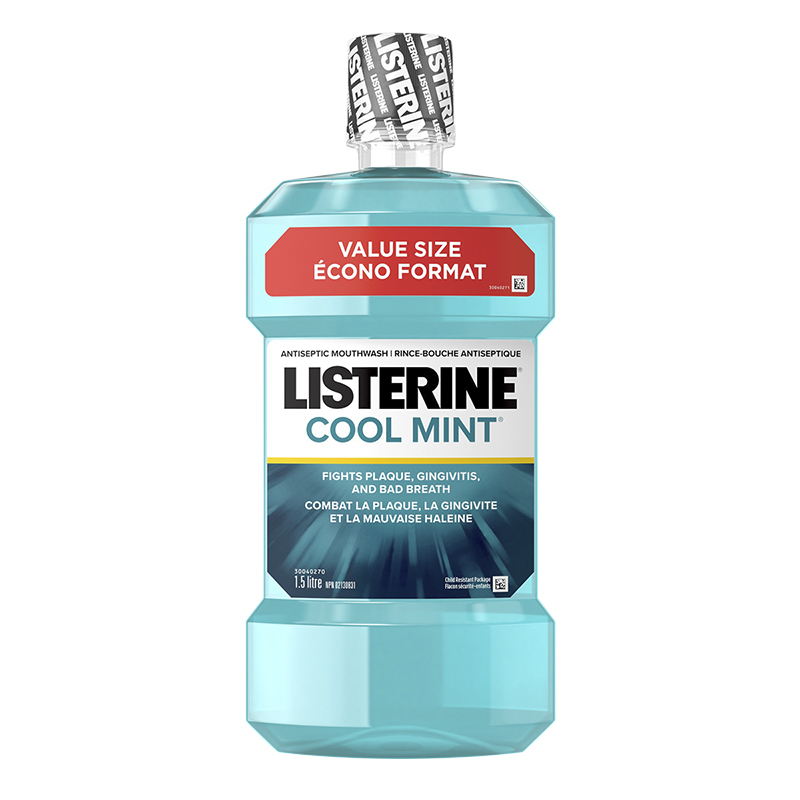 Listerine Cool Mint Antiseptic Mouthwash - 1.5L