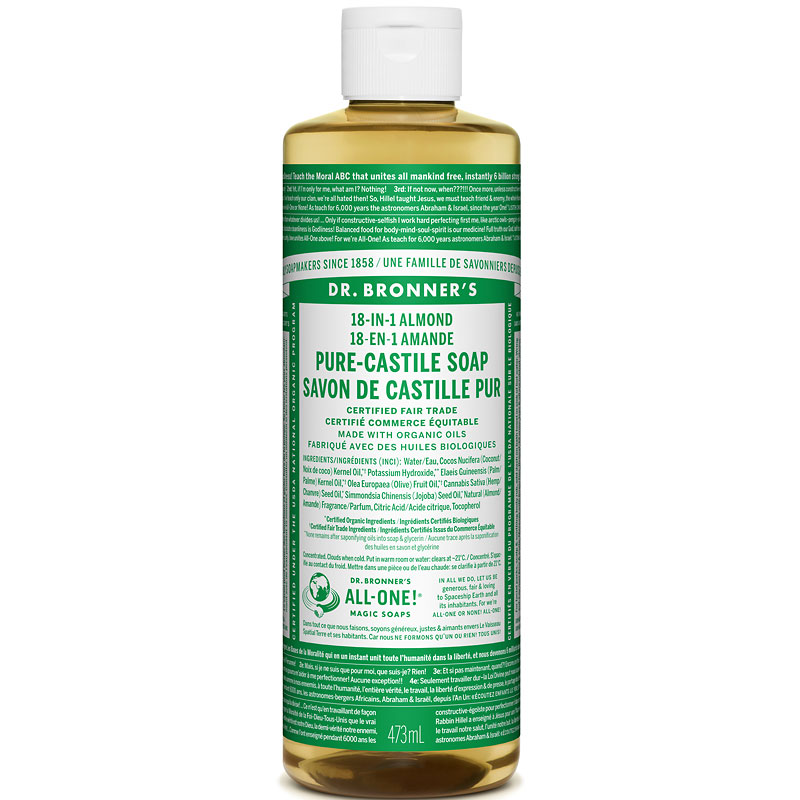 Dr. Bronner's 18-IN-1 Pure-Castile Liquid Soap - Almond