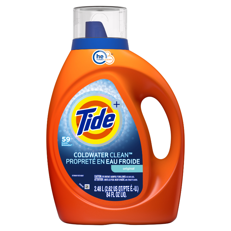 Tide Liquid HE Cold Water Laundry Detergent - Fresh Scent - 2.48L / 59 loads