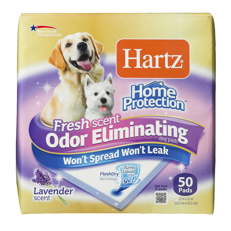 HARTZ ODOR ELMINAT DOG PADS 14838