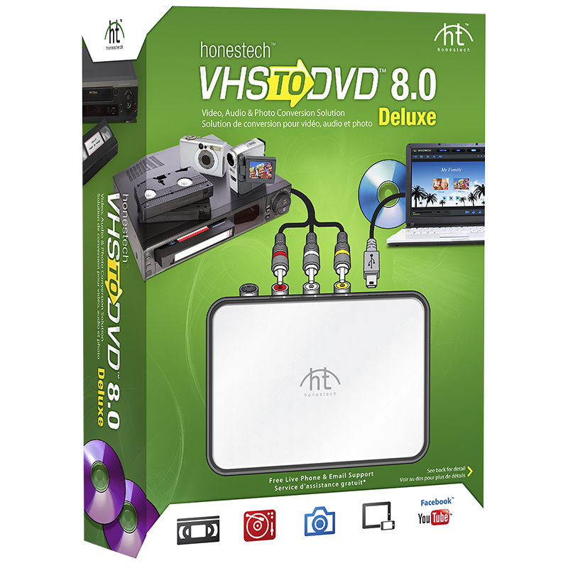 HONESTECH VHS TO DVD 8.0 DLX 8125814 | London Drugs | 100