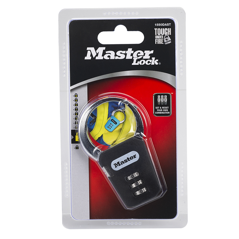M/LOCK COMB BACK PACK LOCK 1550DAST