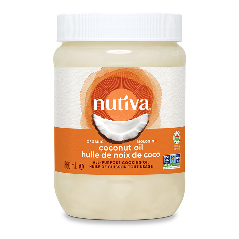 NUTIVA COCONUT OIL REFINED 860ML
