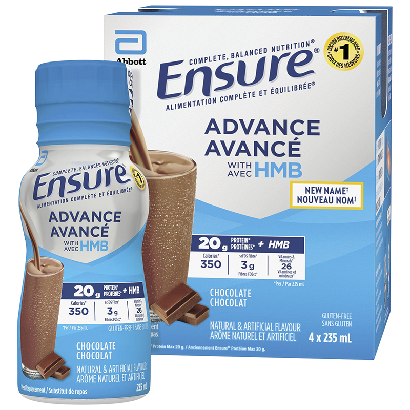 Ensure Advance Nutritional Drink - Chocolate - 4 x 235ml