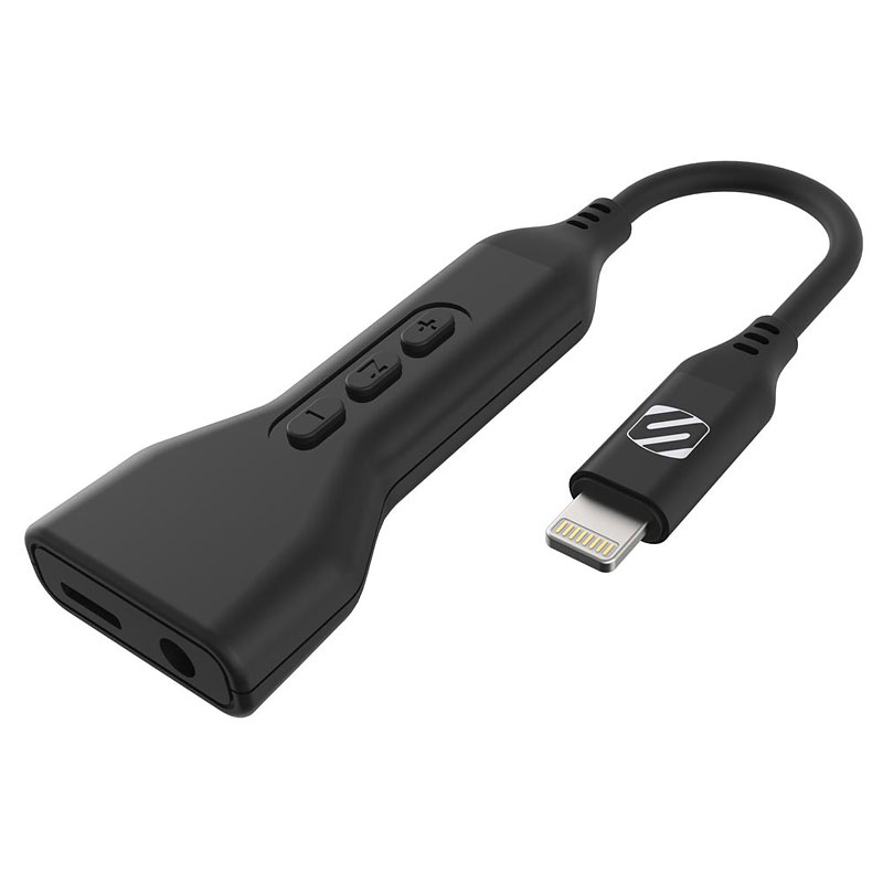 SCOSCHE AUDIO ADPTER CHRG in Black