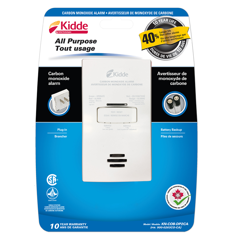 KIDDE CO DETECTOR PLUG-IN 9000263COCA