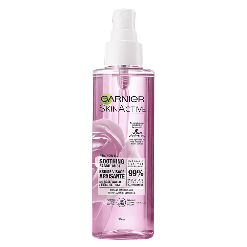 Garnier SkinActive Soothing Facial Mist - Dry & Sensitive Skin - 130ml