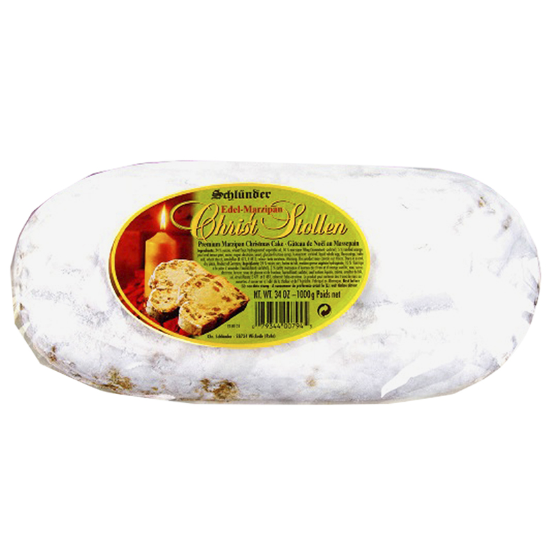 Schluender Marzipan Stollen Cake - 1 Kg