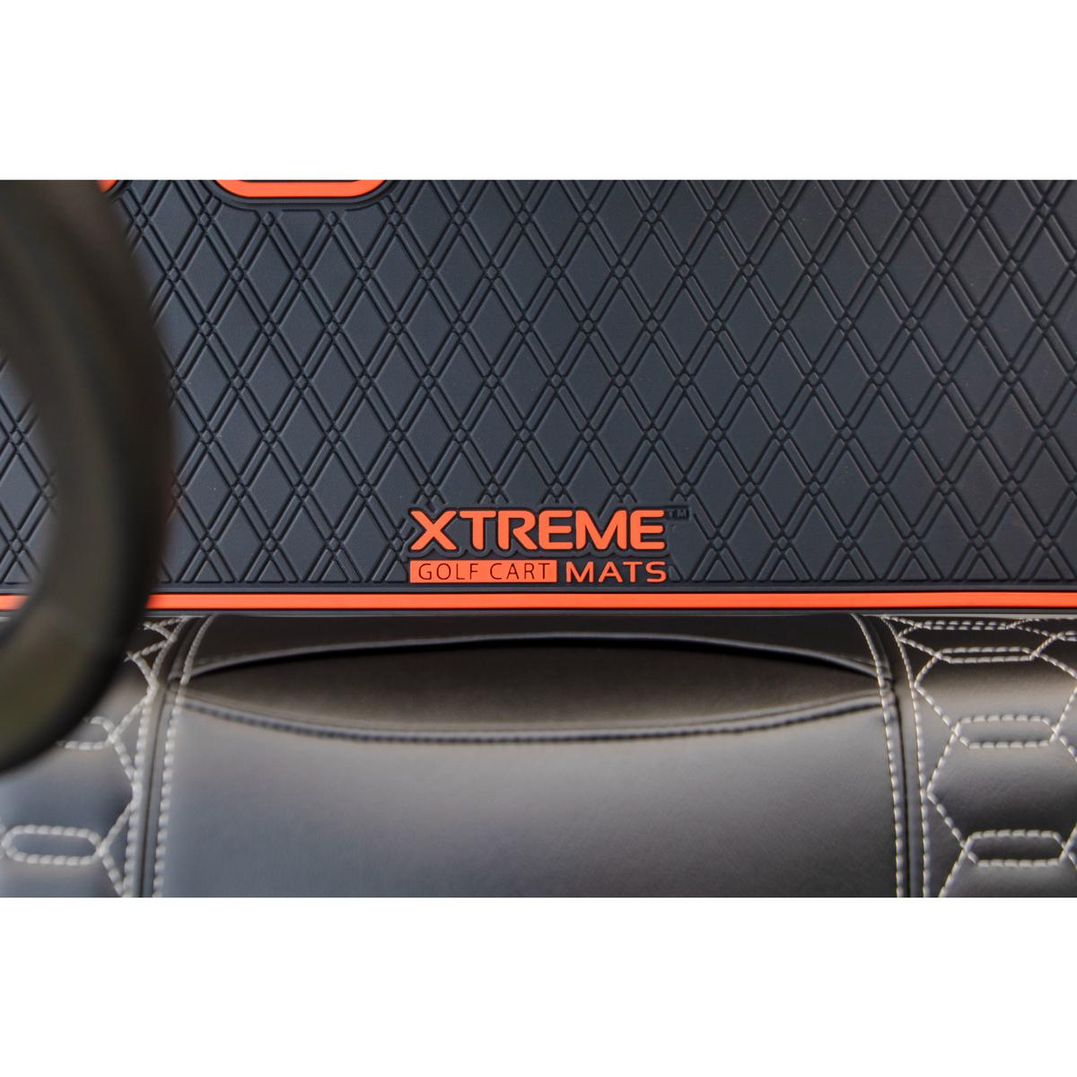 Xtreme Floor Mats for MadJax XSeries 2024-Up – Black/Vivid Orange Metallic