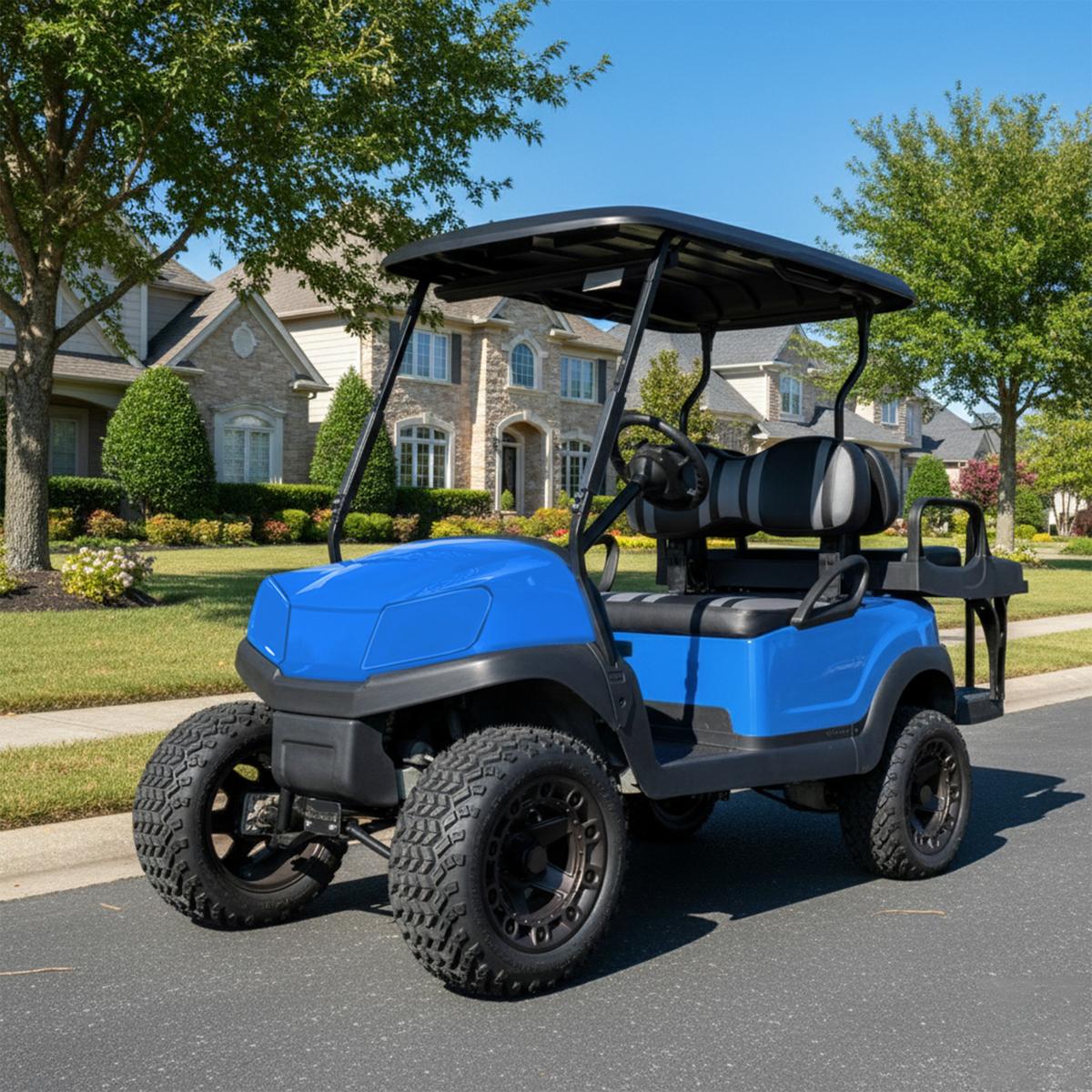 Club Car Precedent & Tempo Capri Blue Rear Body (Years 2004-Up)