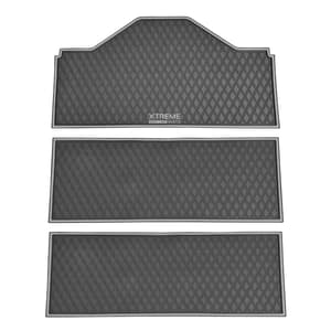 Xtreme Front & Two Middle Floor Mats for Evolution D5 Ranger & Maverick – Black/Grey